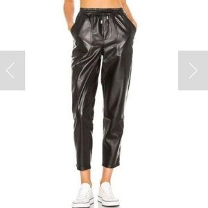 BLANKNYC Guidance Leather Joggers